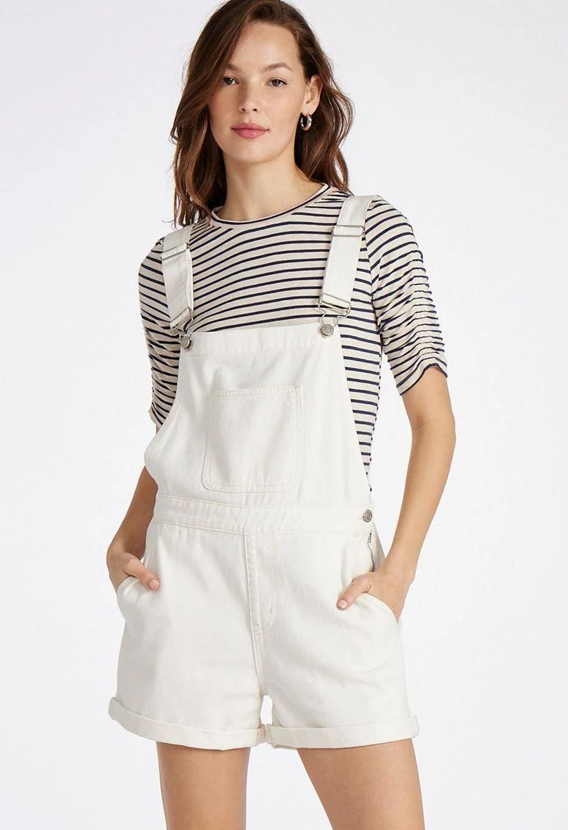Jade Relaxed Short Overalls | ShoeDazzle