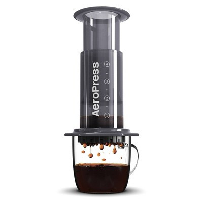 AeroPress Original Coffee Press: Manual Single Serve Coffee Maker, 8 oz Capacity, Includes Scoop & Paper Filters, Black | Target