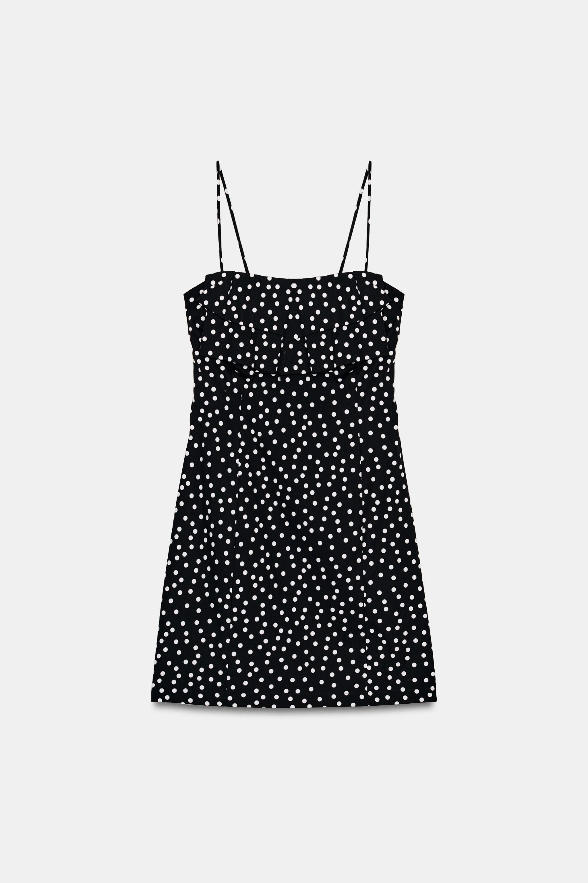 MINI DRESS WITH DOTS | Zara UK
