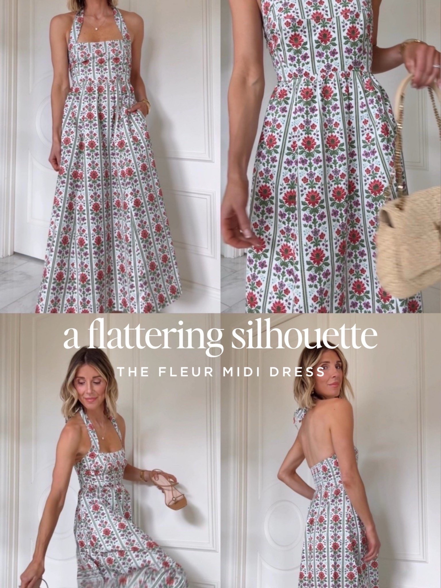 This midi dress is flattering on so many shapes and sizes. Perfect for Easter, Mother’s Day and other spring events. 

#LTKootd #LTKSeasonal