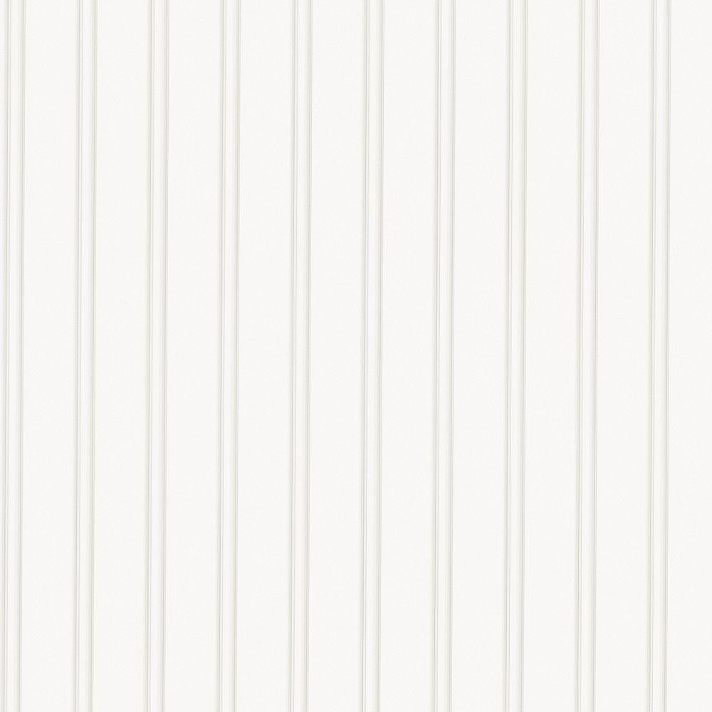 Graham & Brown White Beadboard Paintable Wallpaper 15274 - The Home Depot | The Home Depot