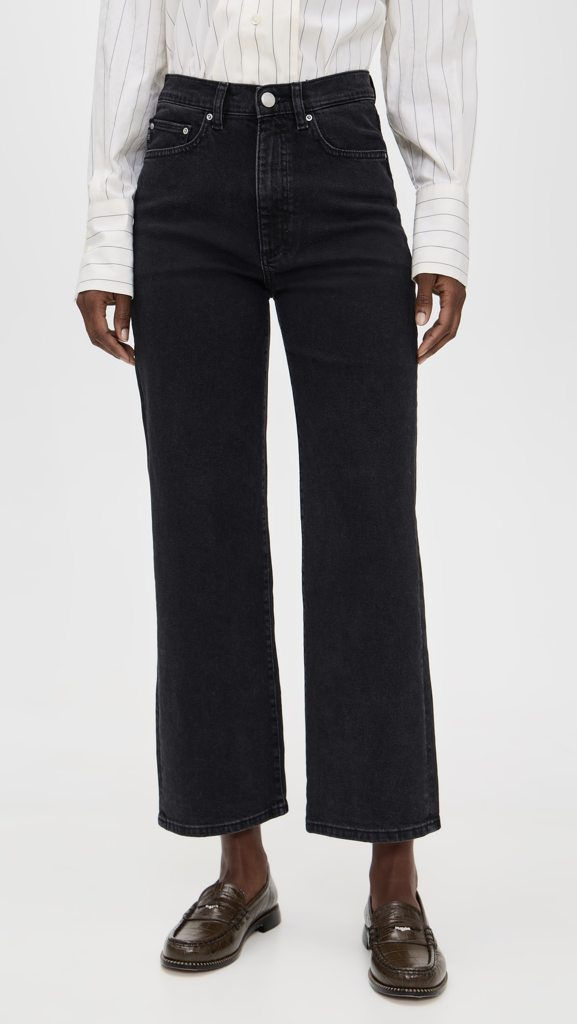 Karmine Refined Wide Leg High Rise Jeans | Shopbop