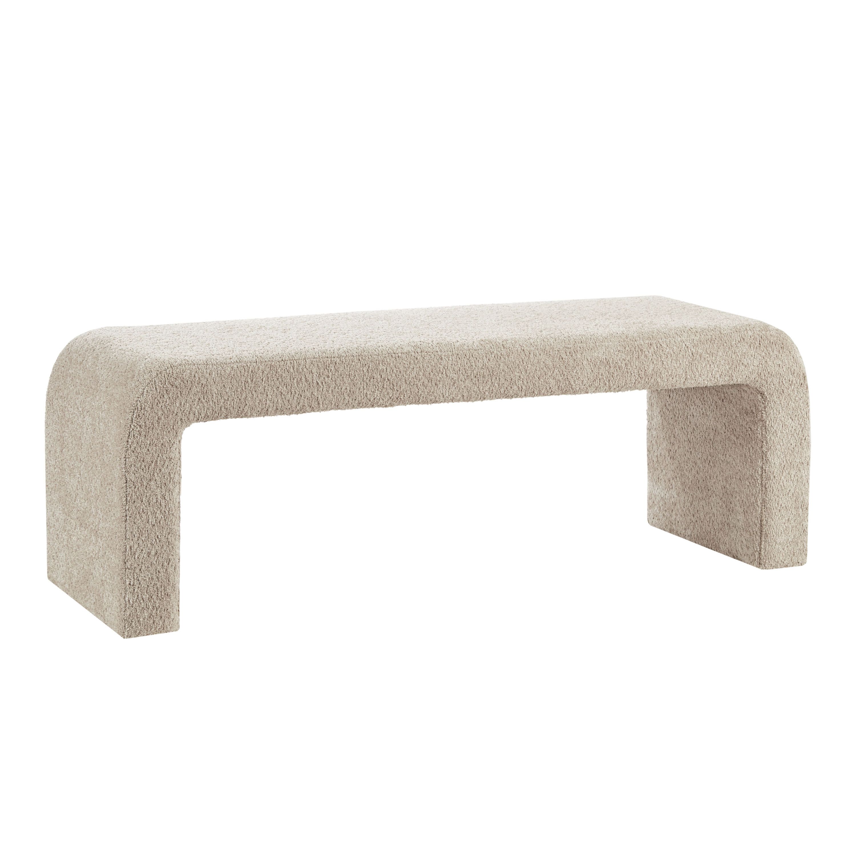 Lalaria Boucle Waterfall Bench | World Market