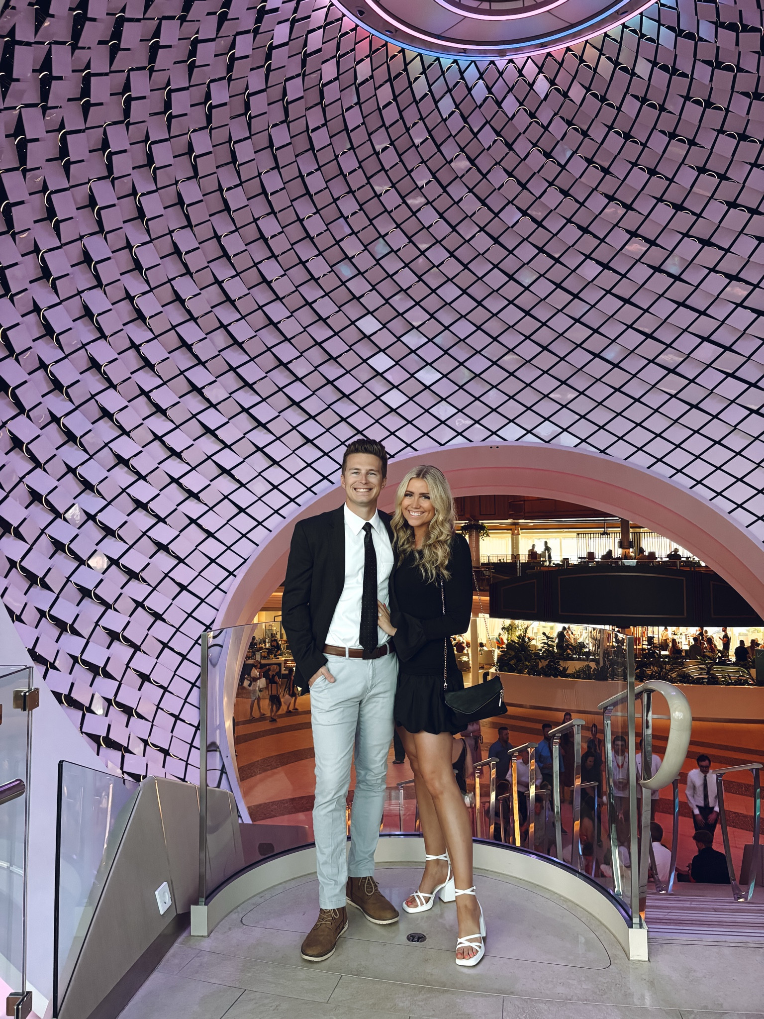 My dress: sized up one to L 
Heels: size up half 

| cruise fashion | cruise outfit | wedding guest outfit | formal outfit | semi formal outfit | best dress 

#LTKTravel