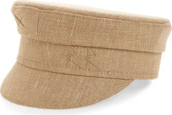 Linen & Wool Blend Newsboy Cap | Nordstrom