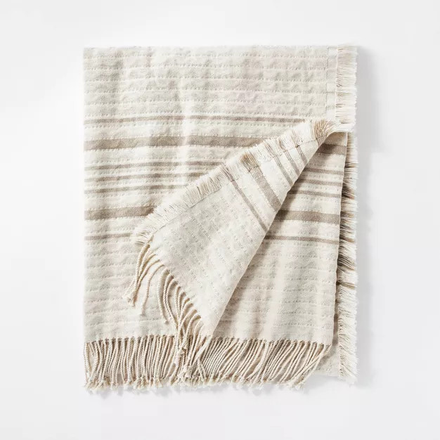 Striped Gauze Throw Blanket - Threshold™ designed with Studio McGee | Target