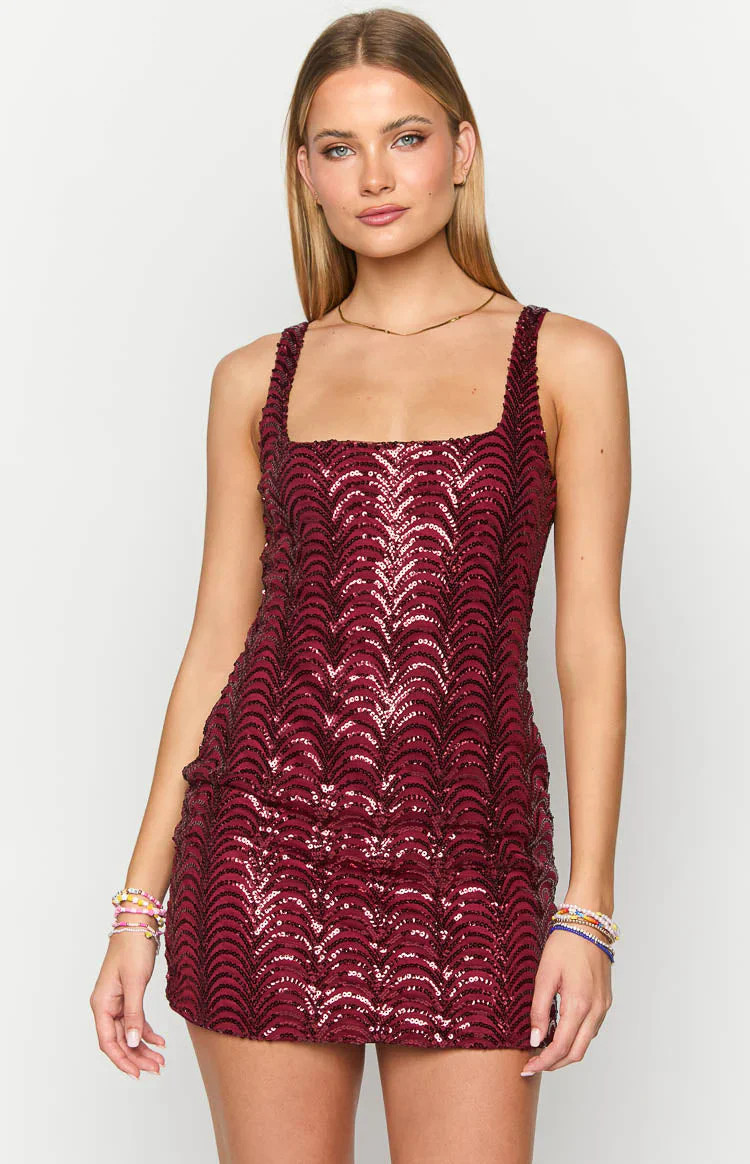 Pixie Red Mini Dress | Beginning Boutique (US)