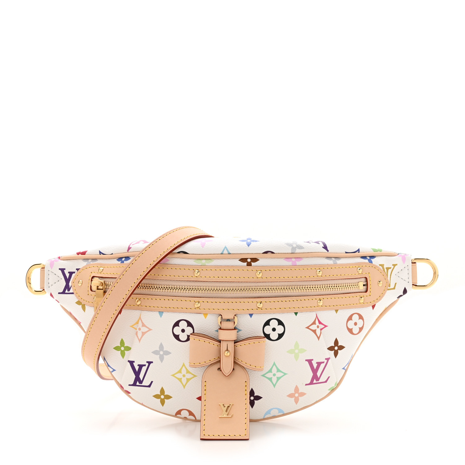 LV X TM Monogram Multicolor High Rise Bumbag White | FASHIONPHILE (US)