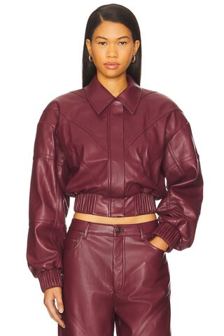 Bomber Jacket in Zinfandel | Revolve Clothing (Global)