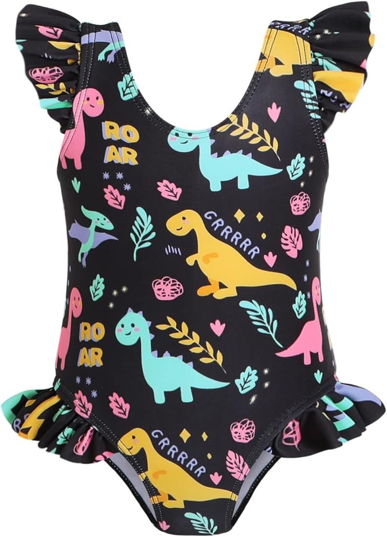 YOUNGER TREE Toddler Baby Girls Swimsuit Infant One Piece Bathing Suits Cute Dinosaur Beach Wear ... | Amazon (US)