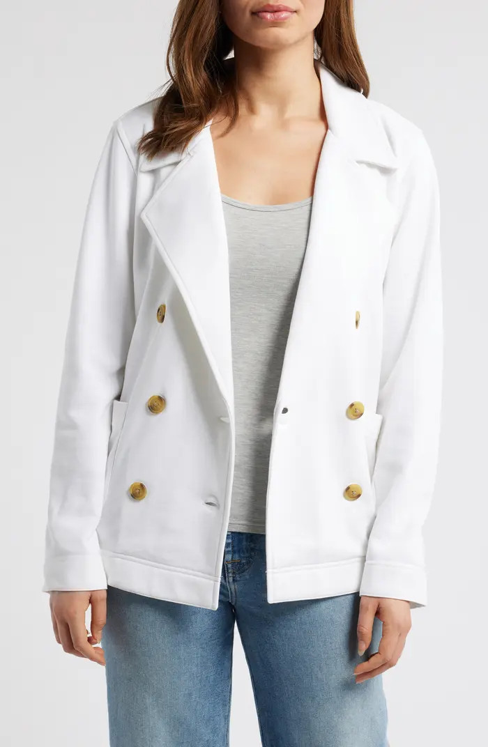 Double Breasted Knit Blazer | Nordstrom