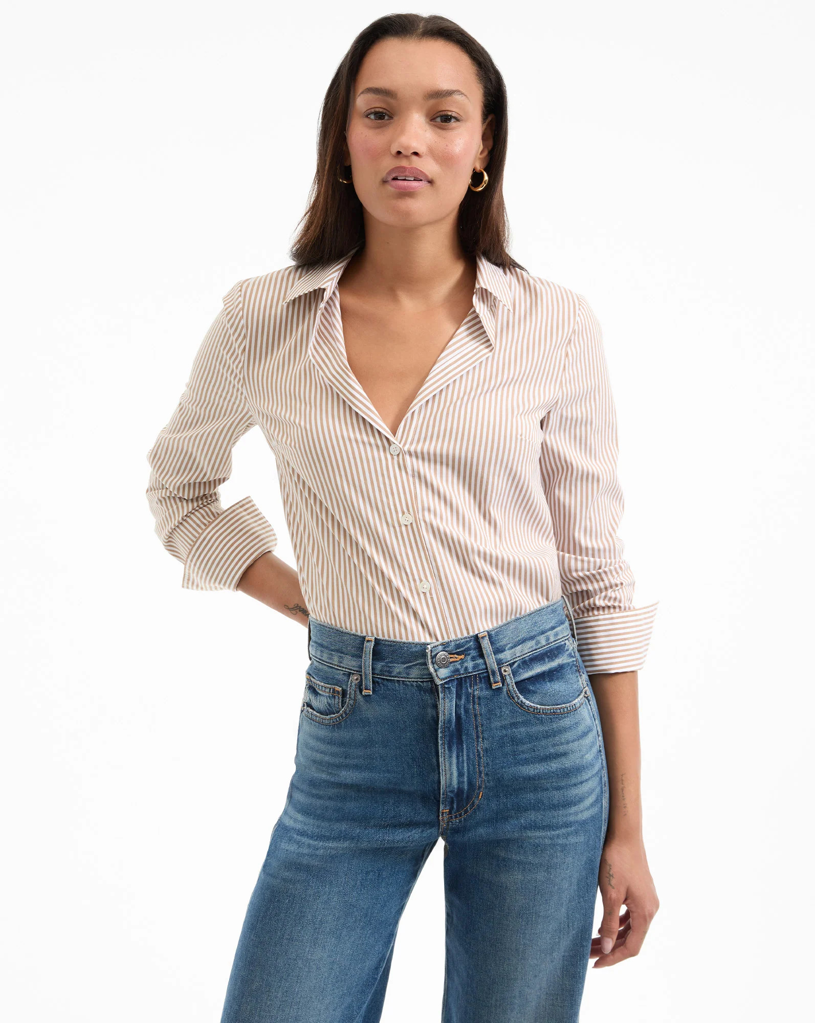 Amelia Button-Down Shirt | Veronica Beard