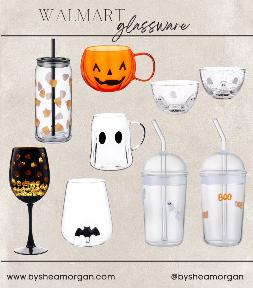 Halloween glassware! halloween glasses, icon glasses 

 #LTKSeasonal