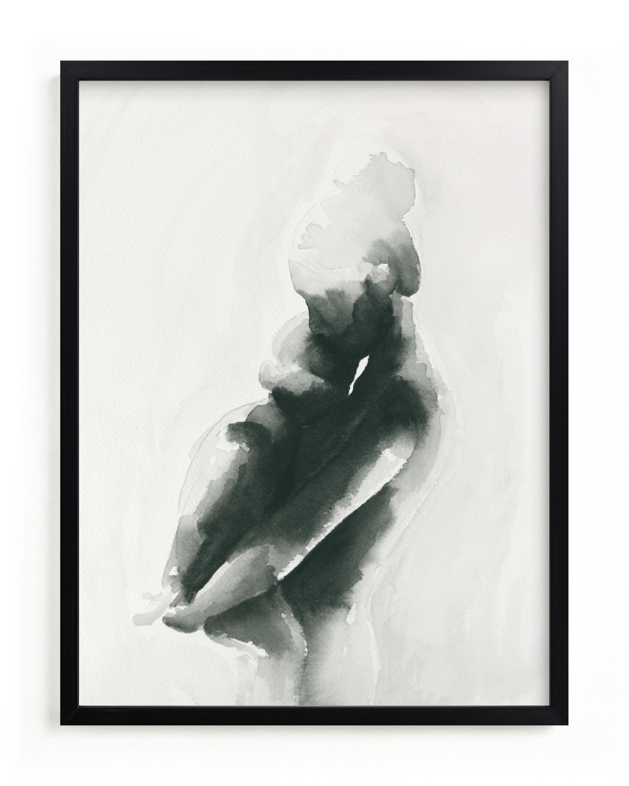 "Mother Embrace Color" - Grownup Open Edition Non-custom Art Print by Kate Ahn. | Minted