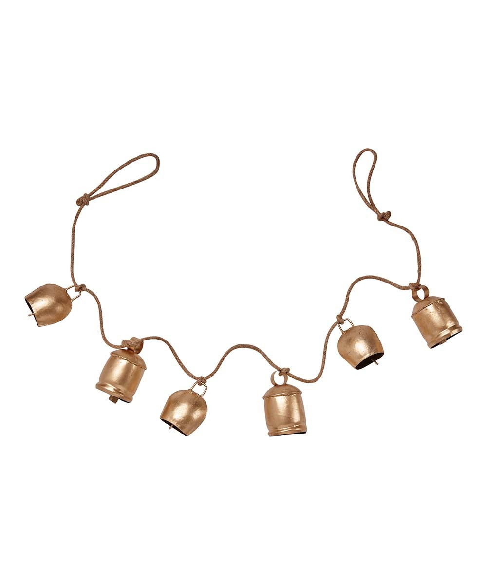 tag Garlands Antique - Goldtone Bell & Jute Rope Garland | Zulily