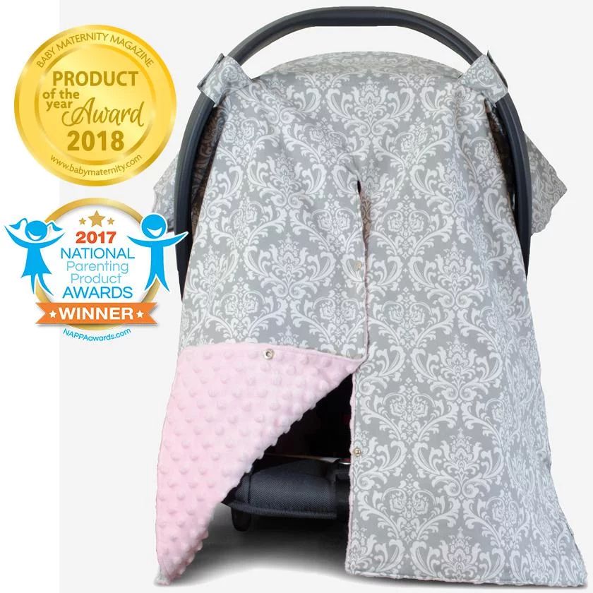 Kids N' Such 2 in 1 Car Seat Canopy Cover with Peekaboo Opening™ - Large Carseat Cover for Infa... | Walmart (US)
