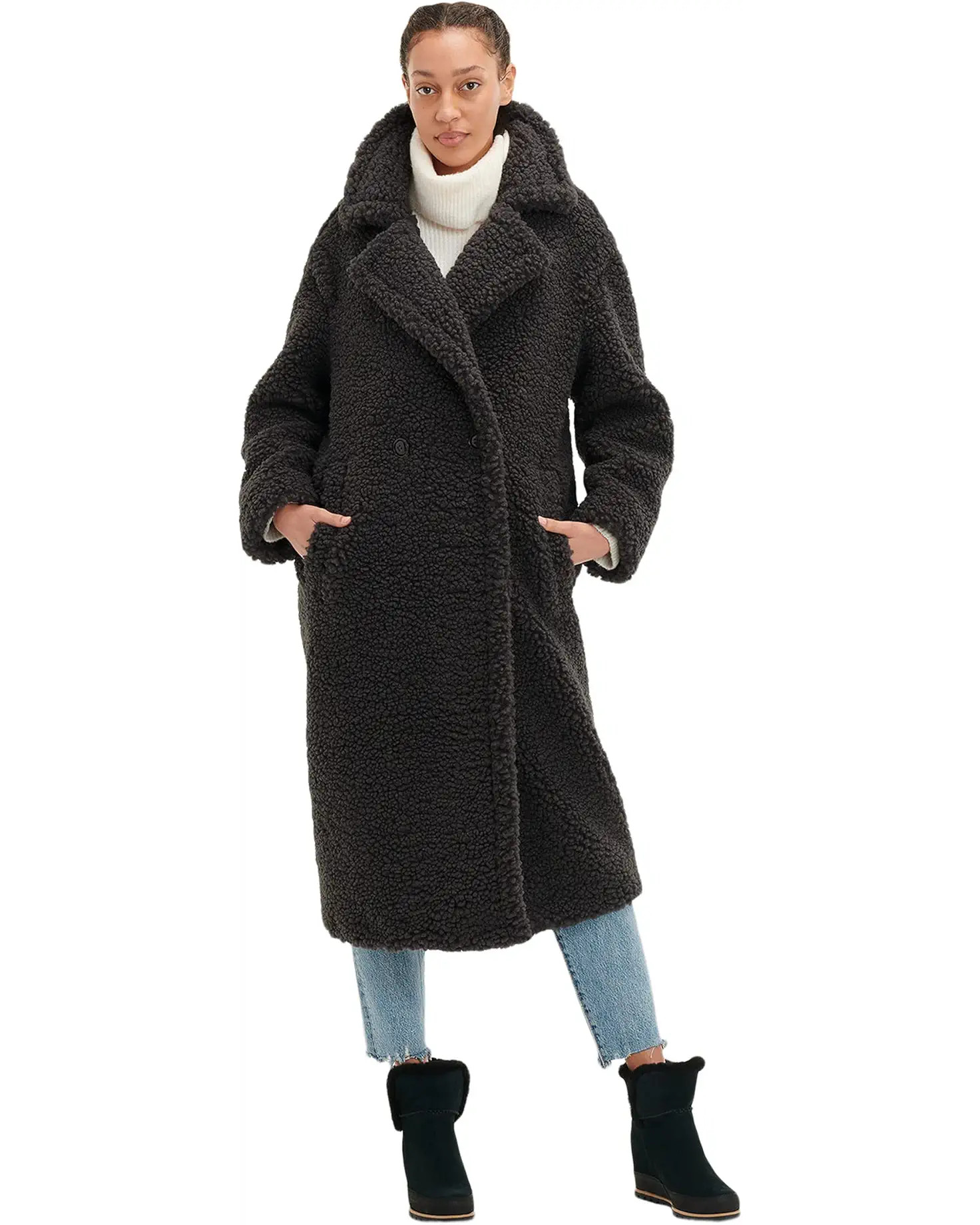 Gertrude Long Teddy Coat | Zappos