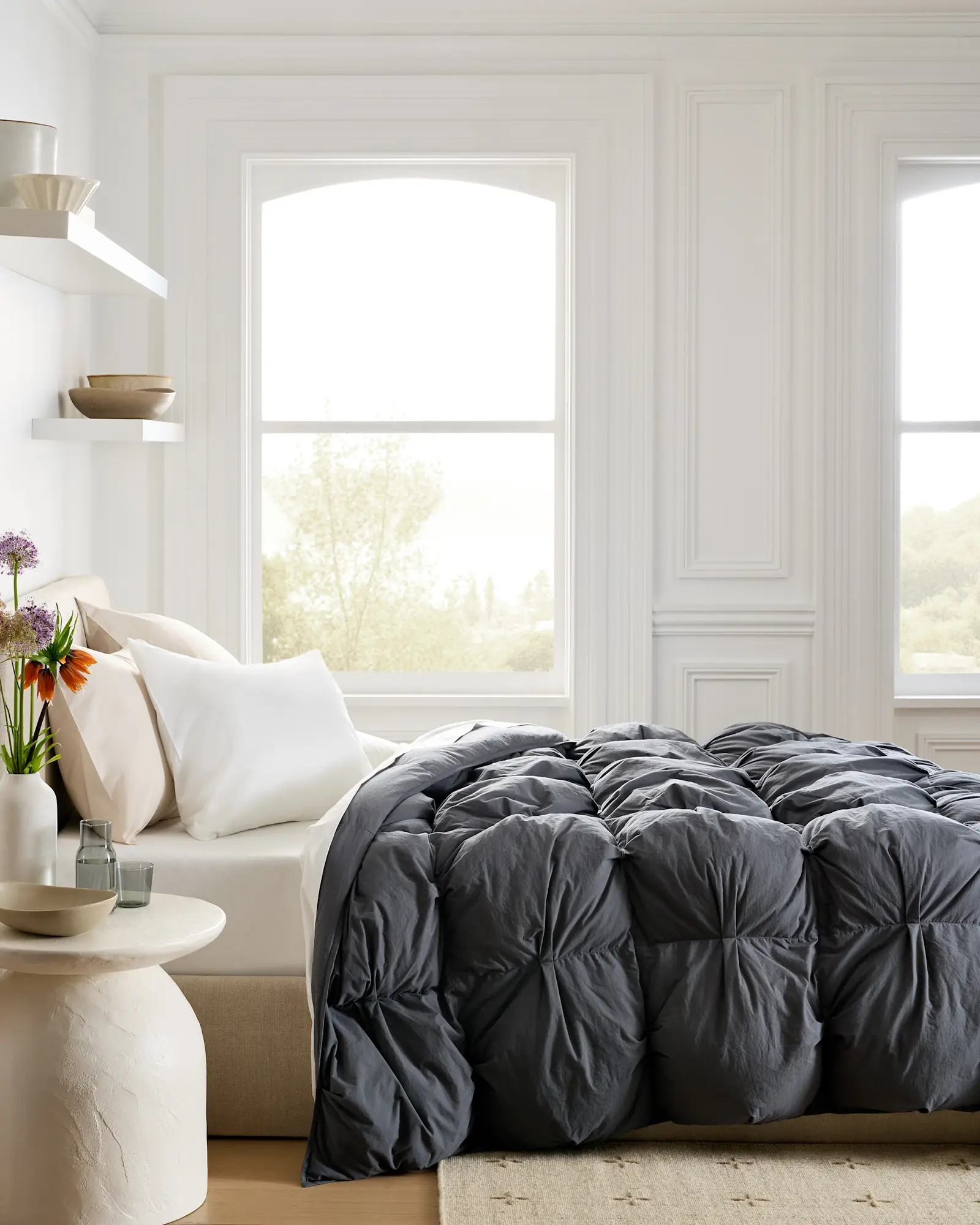 Cotton Pintuck Comforter | Quince