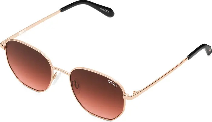 Big Time 48mm Gradient Round Sunglasses | Nordstrom