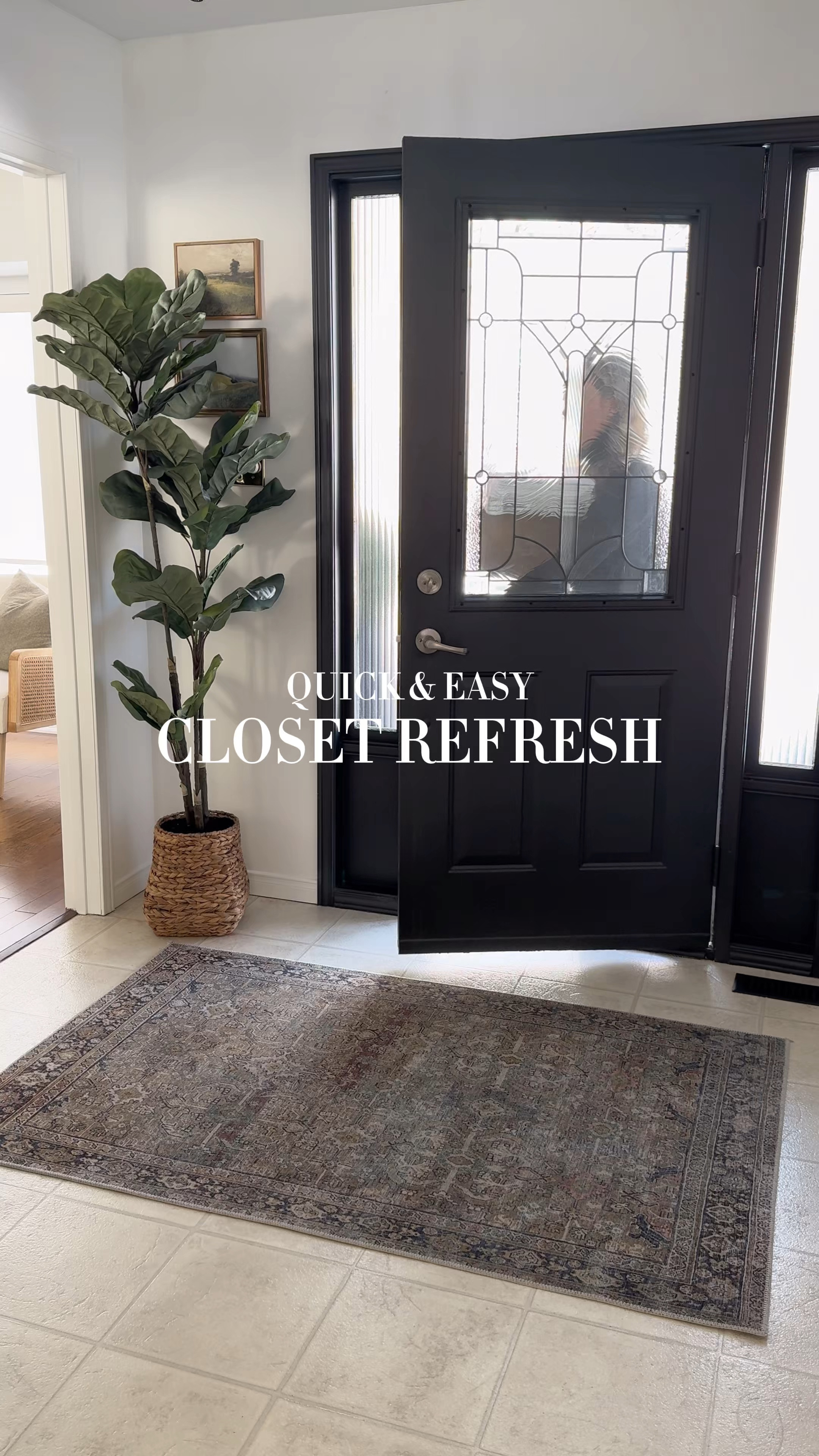 QUICK & EASY CLOSET REFRESH🙌🏼 
With some natural wood hangers, large white storage bins with lids, a shoe shelf and label maker!

#closet #organization #storagebins #closetideas #homehacks #organize #declutter #clean #shoeshelf #storagebin #labelmaker #hangers

#LTKFindsUnder100 #LTKHome
