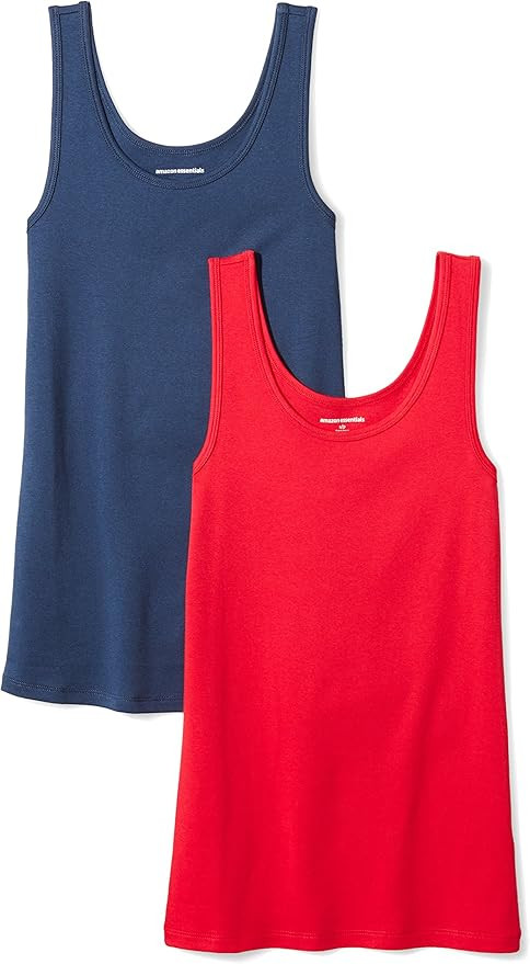 Amazon Essentials Women's 2-Pack Slim-Fit Tank | Amazon (US)