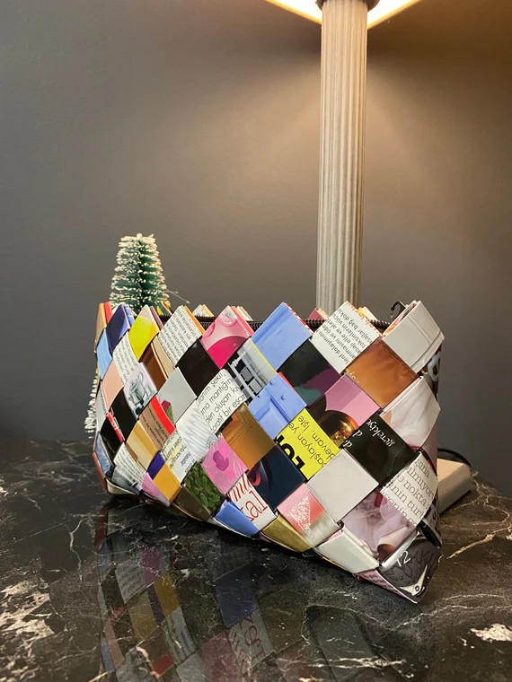 Recycled Magazine Clutch Eco Friendly Magazine Clutch - Etsy | Etsy (US)