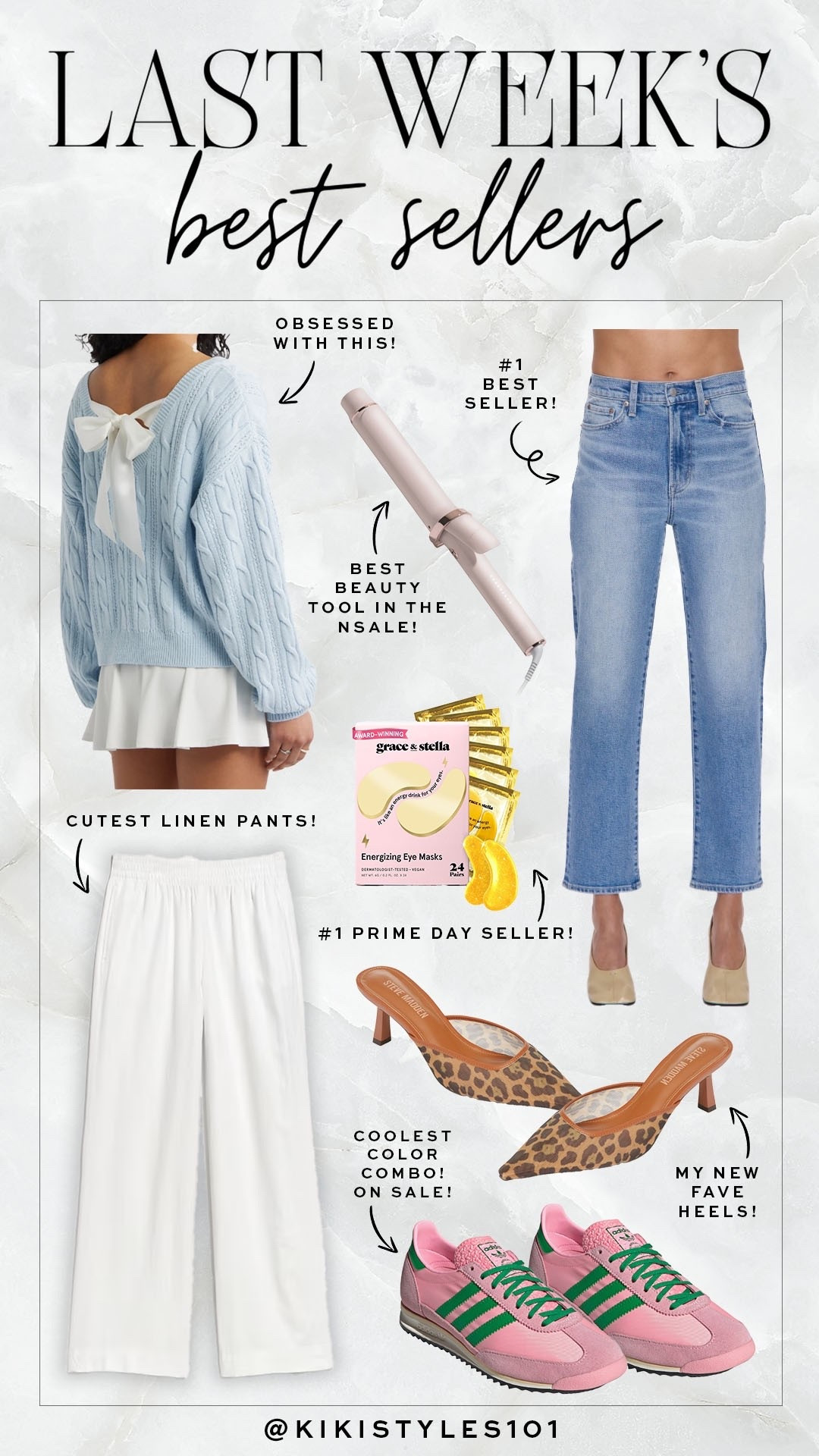 Last week’s best sellers! 

#bestsellers

Nordstrom sale. NSALE. Anniversary sale picks. Amazon beauty. Designer denim on sale  

#LTKStyleTip #LTKSaleAlert #LTKFindsUnder100