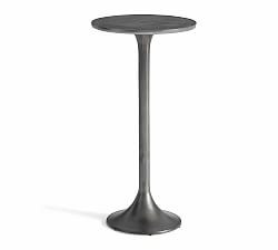 Belize Metal Round Outdoor Accent Table (12") | Pottery Barn (US)