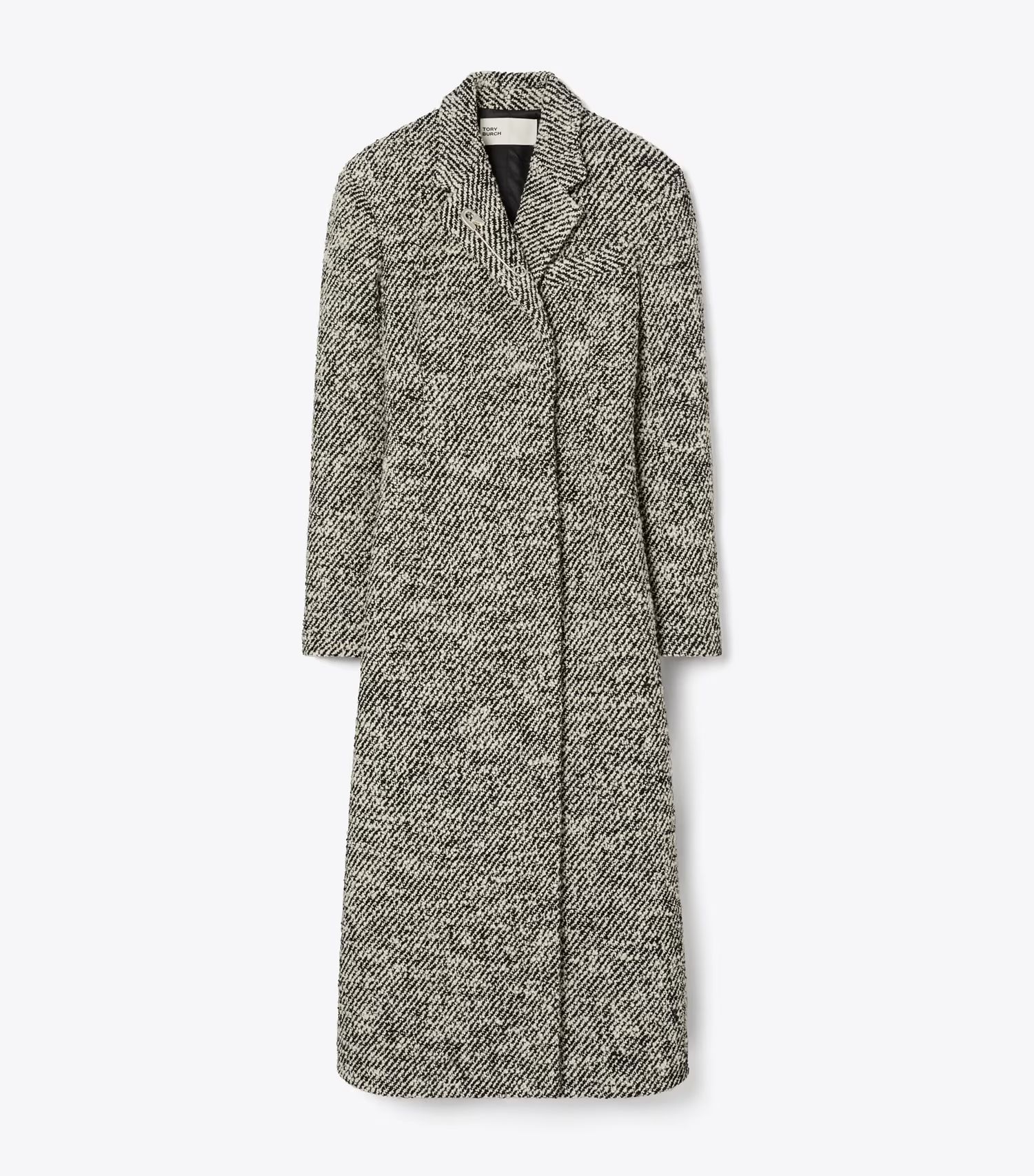 Long Tweed Coat: Women's Designer Coats | Tory Burch | Tory Burch (US)