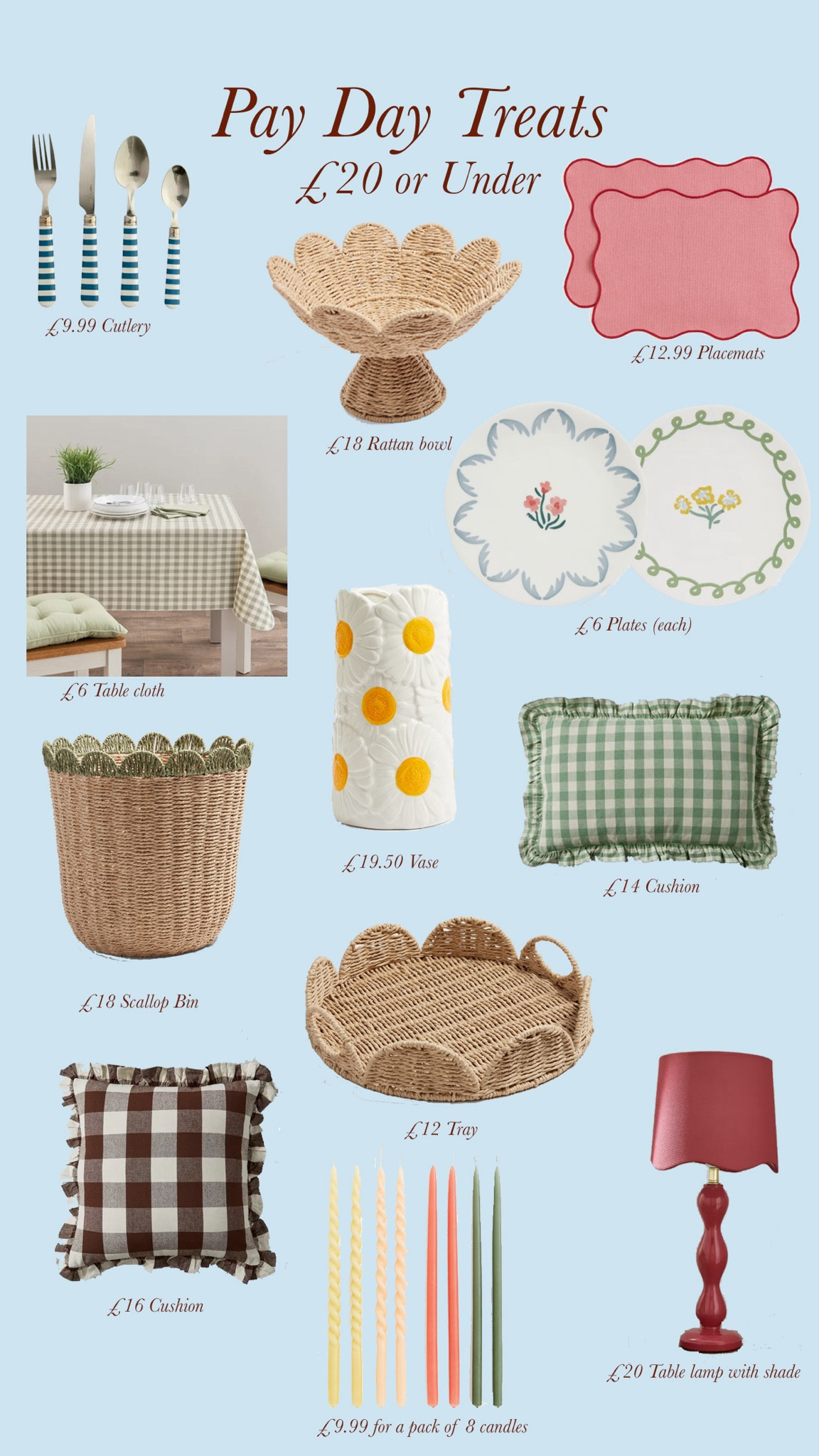 Pay day treats £20 or under 
#£20orunder #payday #homeware 

#LTKU #LTKstyletip