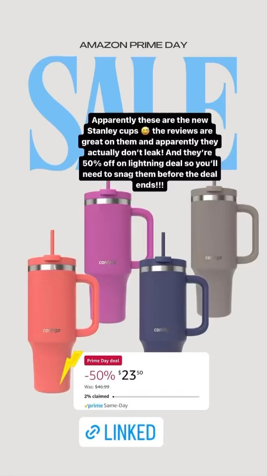 Amazon prime day deals contigo cups 

#LTKHome #LTKFindsUnder50 #LTKKids