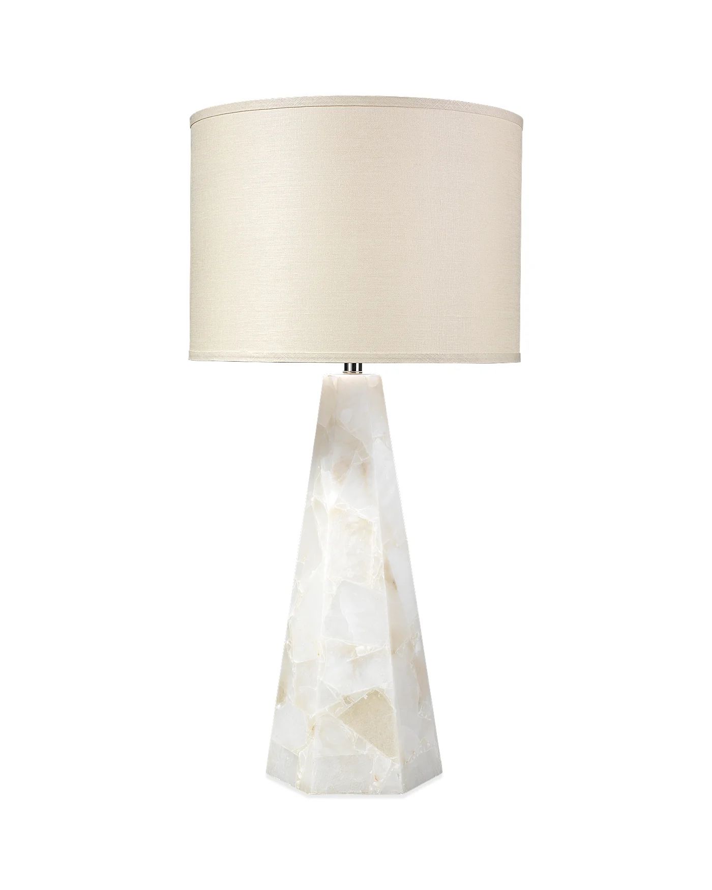 Jamie Young Co Borealis Hexagon Table Lamp Alabaster, 37"H x 18"W x 18"D | Jamie Young Co