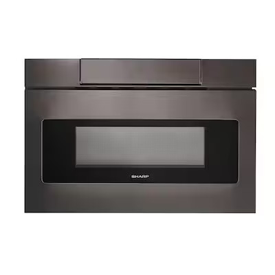Sharp 23-in 1.2-cu ft 1000-Watt Microwave Drawer (Black Stainless Steel) | Lowe's