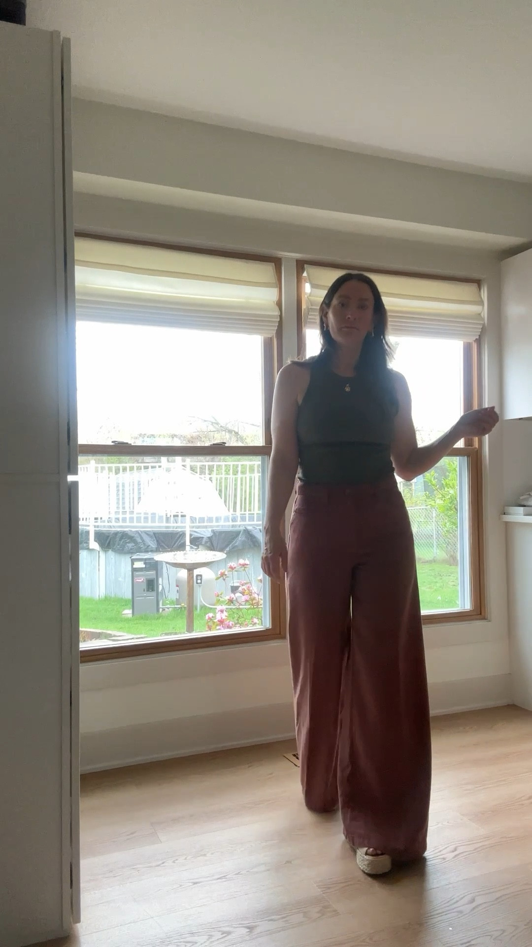 Daytime Fits 

The girls and I had a dentist appointment, so we went for a cool and casual daytime outfit. 

Soft wide leg jeans from Paige, a Target tank top, and Seychelles platform sandals. To add a bit of spring color, I threw on my Free People floral jacket.

While these colors are typically seen in the fall, I will wear them on cloudy spring days. The darker colors fit the mood of the day and extend the life of your wardrobe. 

#LTKSeasonal #LTKOver40 #LTKootd