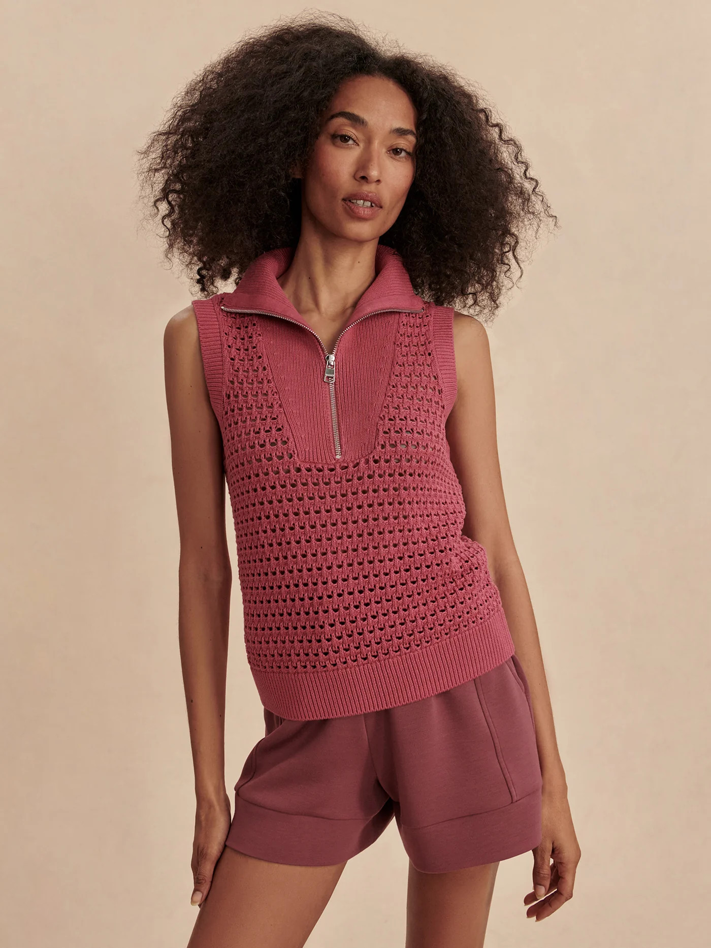 Bains Half-Zip Tank | Varley US