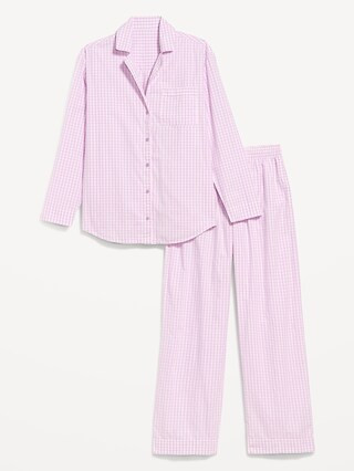 Poplin Pajama Pant Set | Old Navy (US)