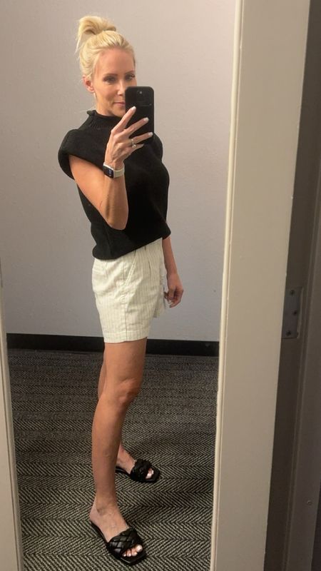 Terrible travel lighting -the shorts are so comfortable and so cute! Dress them up or down! 
And check out the sandal options on SALE! 

#evereve #womensshorts
#summerfashion 


#LTKshoecrush #LTKtravel #LTKover40