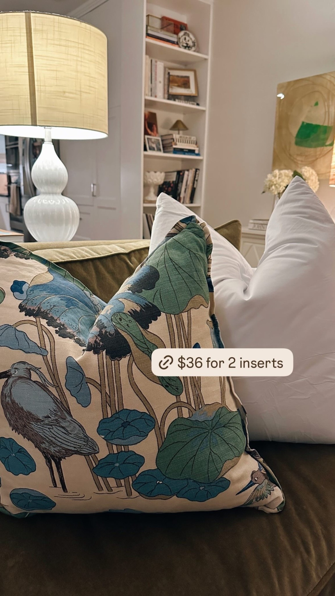 Go to pillow inserts! 2 for $36!