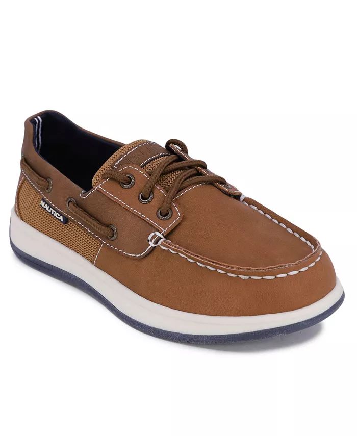 Little Boys Slip-On Boat Shoe with Decorative Laces | Macy's
