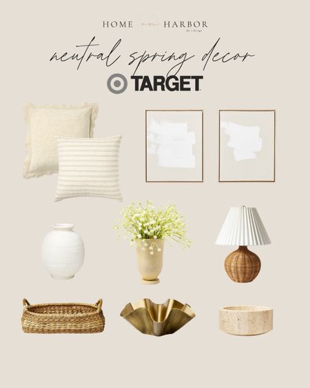 Neutral spring decor from Target! 



#LTKhome #LTKSeasonal #LTKstyletip