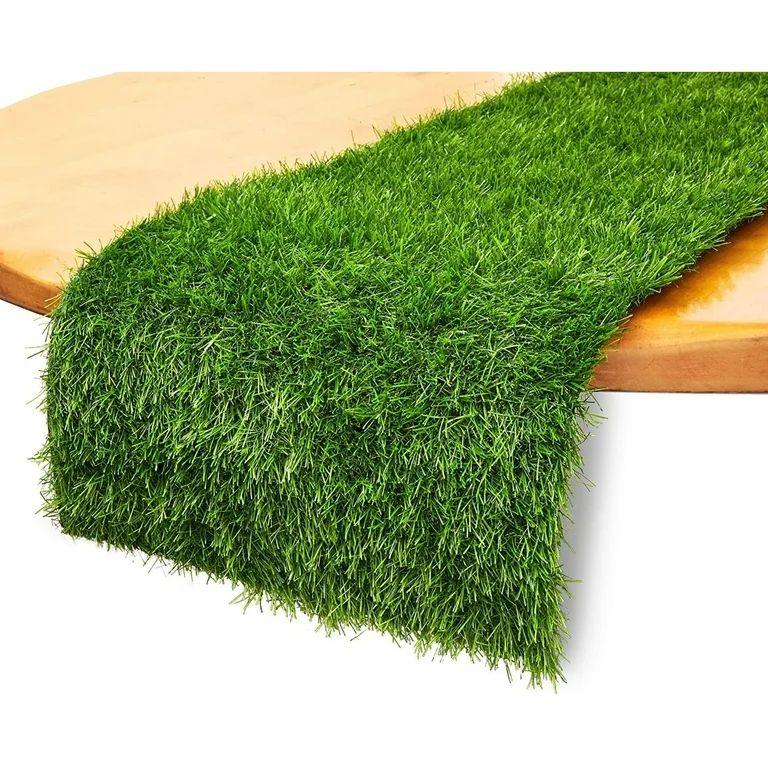 Artificial Grass Dining Table Runner 14 x 108 inches Home Party Decor | Walmart (US)