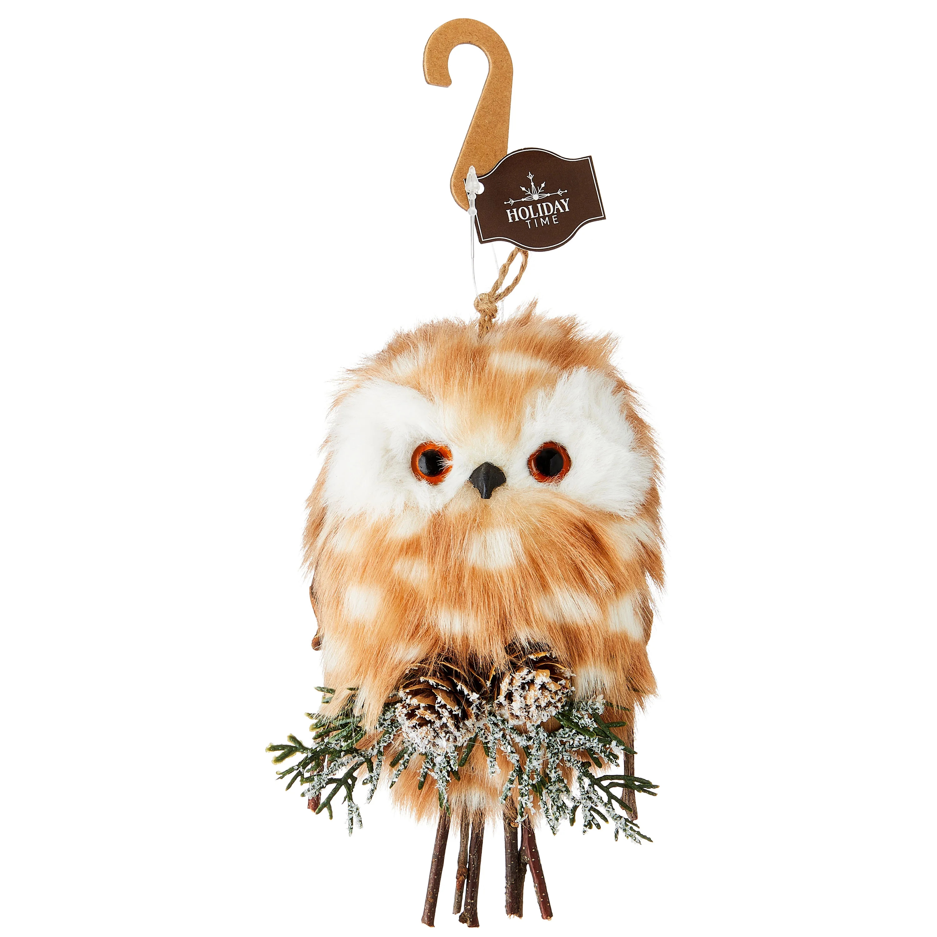 Brown Owl Christmas Ornament, 6.5", by Holiday Time | Walmart (US)