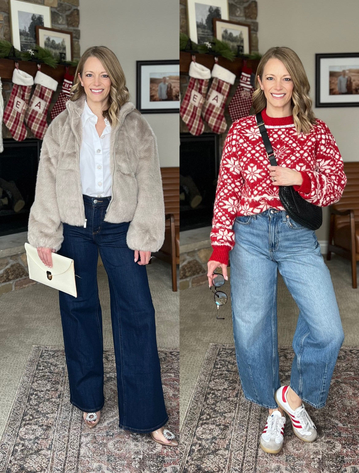 Styled this great fur coat for a more casual Holiday look & paired them with our favorite Target jeans. Also love this fair isle sweater & barrel denim! 

 #LTKHoliday #LTKSeasonal #LTKOver40
