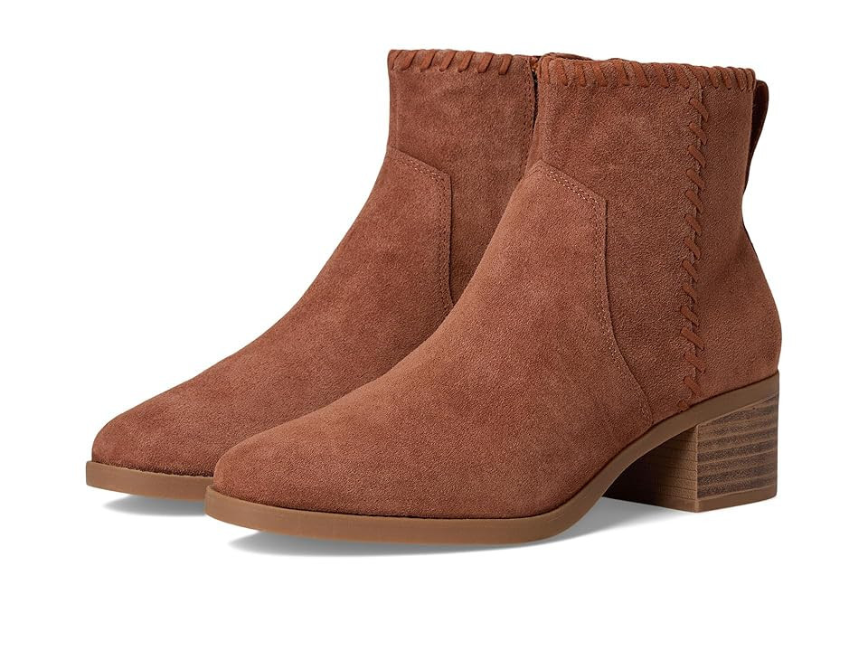 TOMS Delilah Women's Boots Amber Brown : 9.5 B - Medium, Suede | Zappos
