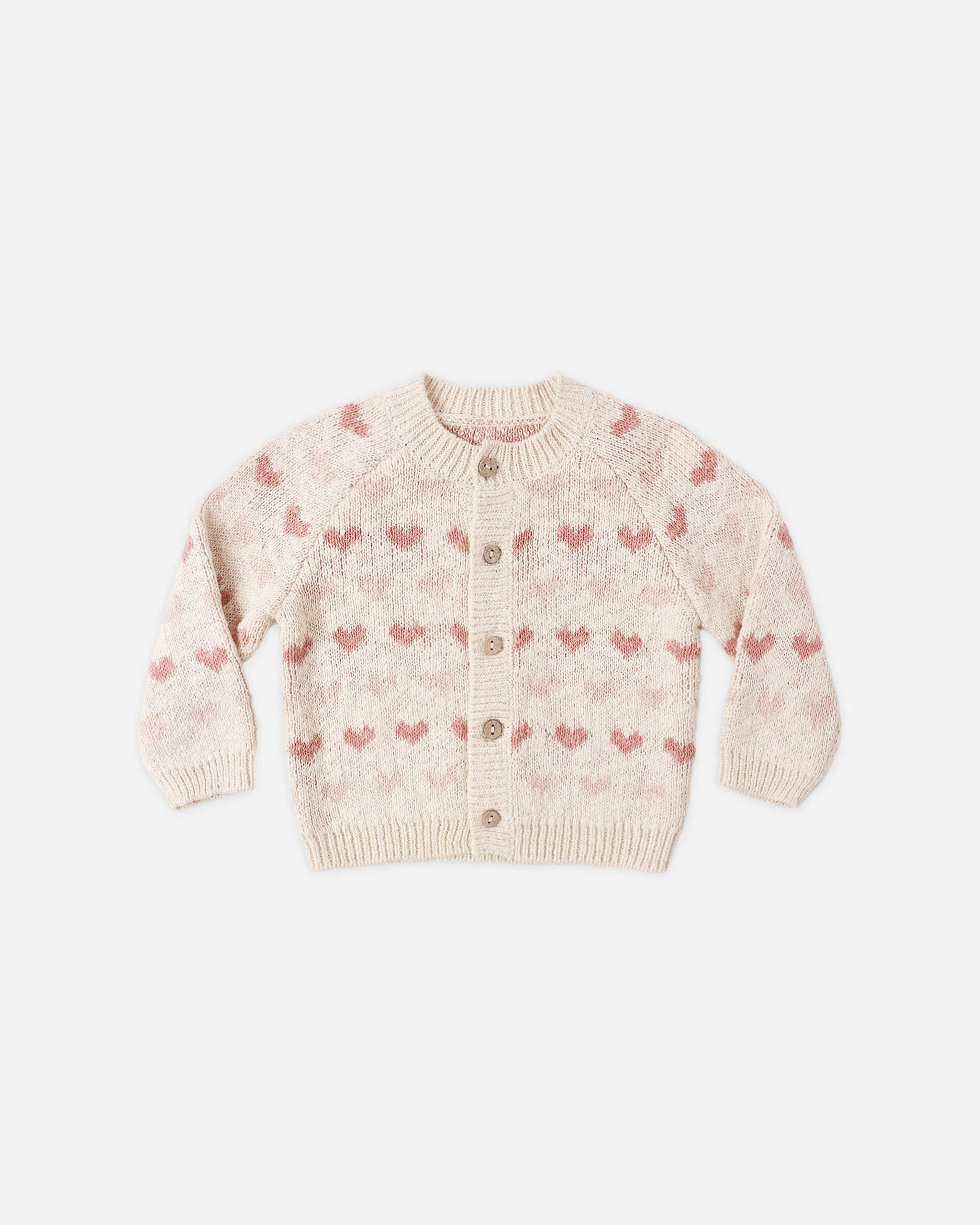 Knit Cardigan Hearts | Rylee + Cru