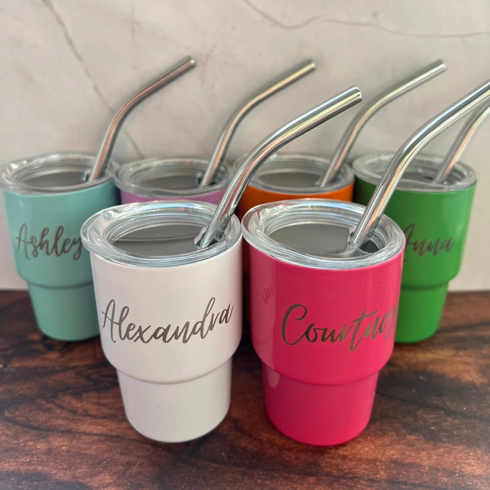 Personalized Engraved Mini Tumbler, Laser Engraved Stainless Steel Mini Cup, Bachelorette Party F... | Etsy (US)
