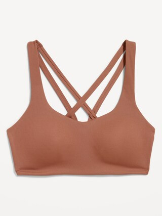 Light Support PowerSoft Strappy Sports Bra | Old Navy | Old Navy (US)