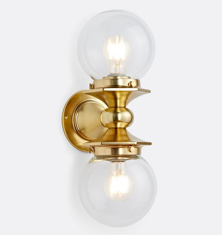 Pittock Double Sconce | Rejuvenation