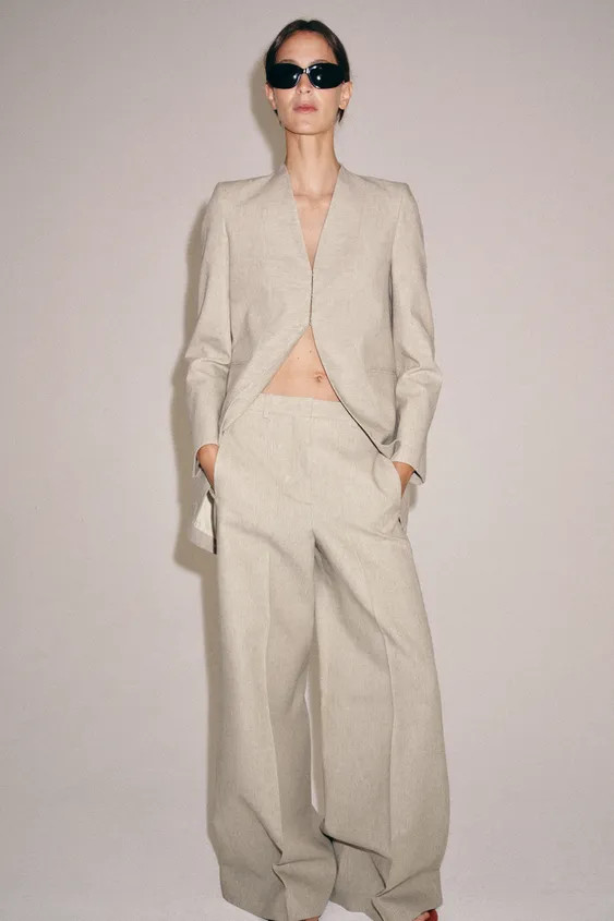 ZW COLLECTION STRIPED PANTS | Zara US