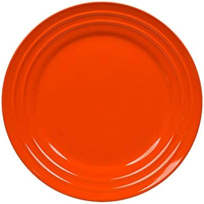Rachael Ray (Tangerine) Orange Double Ridge Dinner Plate 11'' (Set of 4) | Amazon (US)